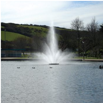 Grand Triad Floating Fountain